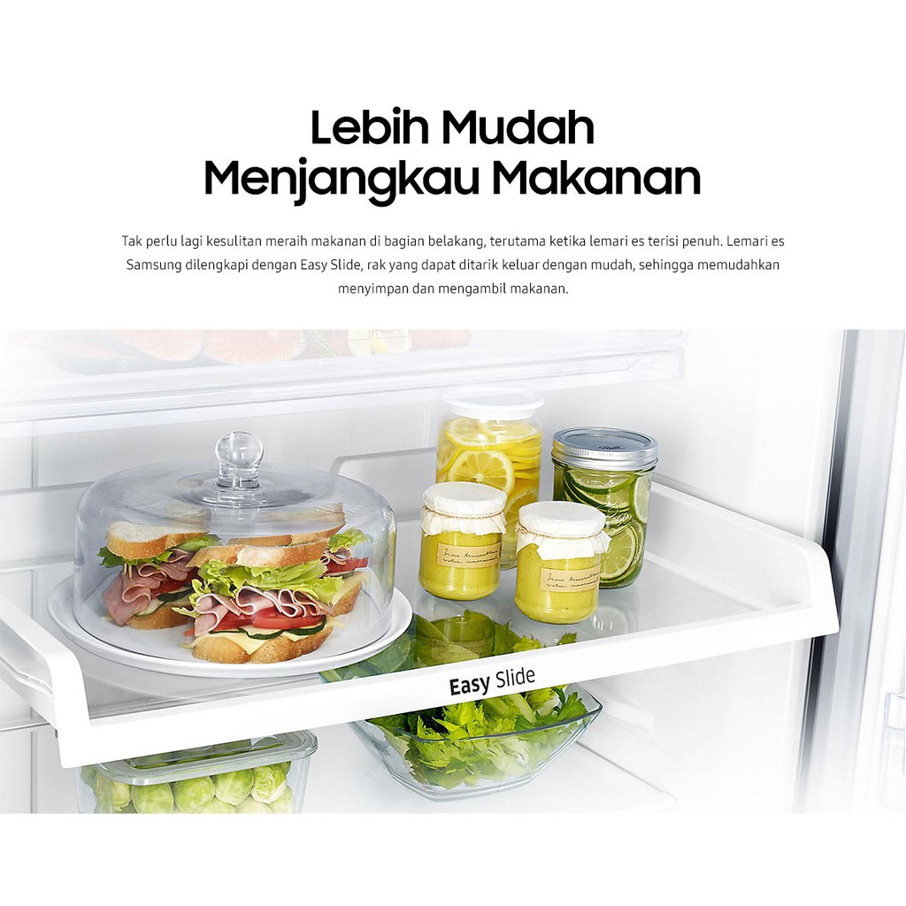 SAMSUNG Kulkas 2 Pintu [528 L] RT53K6231BS/SE Black Inox/ VCM-5