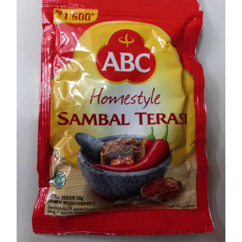 ABC Sambal Terasi Sachet 20g