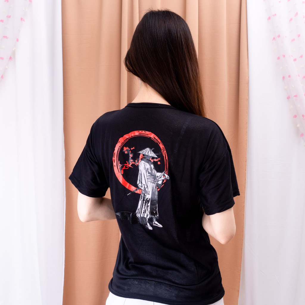 ZASKIYA - Kaos Oversize Samurai / Oversize Tumblr Unisex T-shirt Bigsize