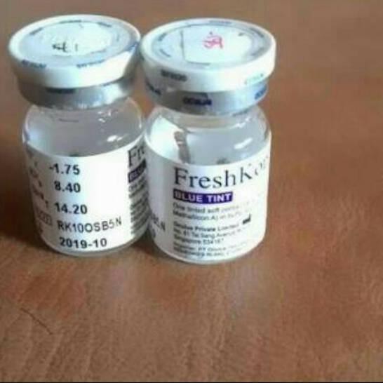 ☁ softlens bening tahunan freshkon kadar air tinggi 55 persen ready minus tinggi -10 softlens soflen