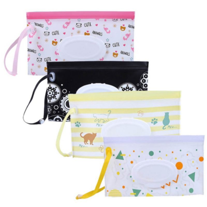 Tempat Tissue Perlengkapan Bayi Tempat Tisu Basah Tempat Tisu Karakter