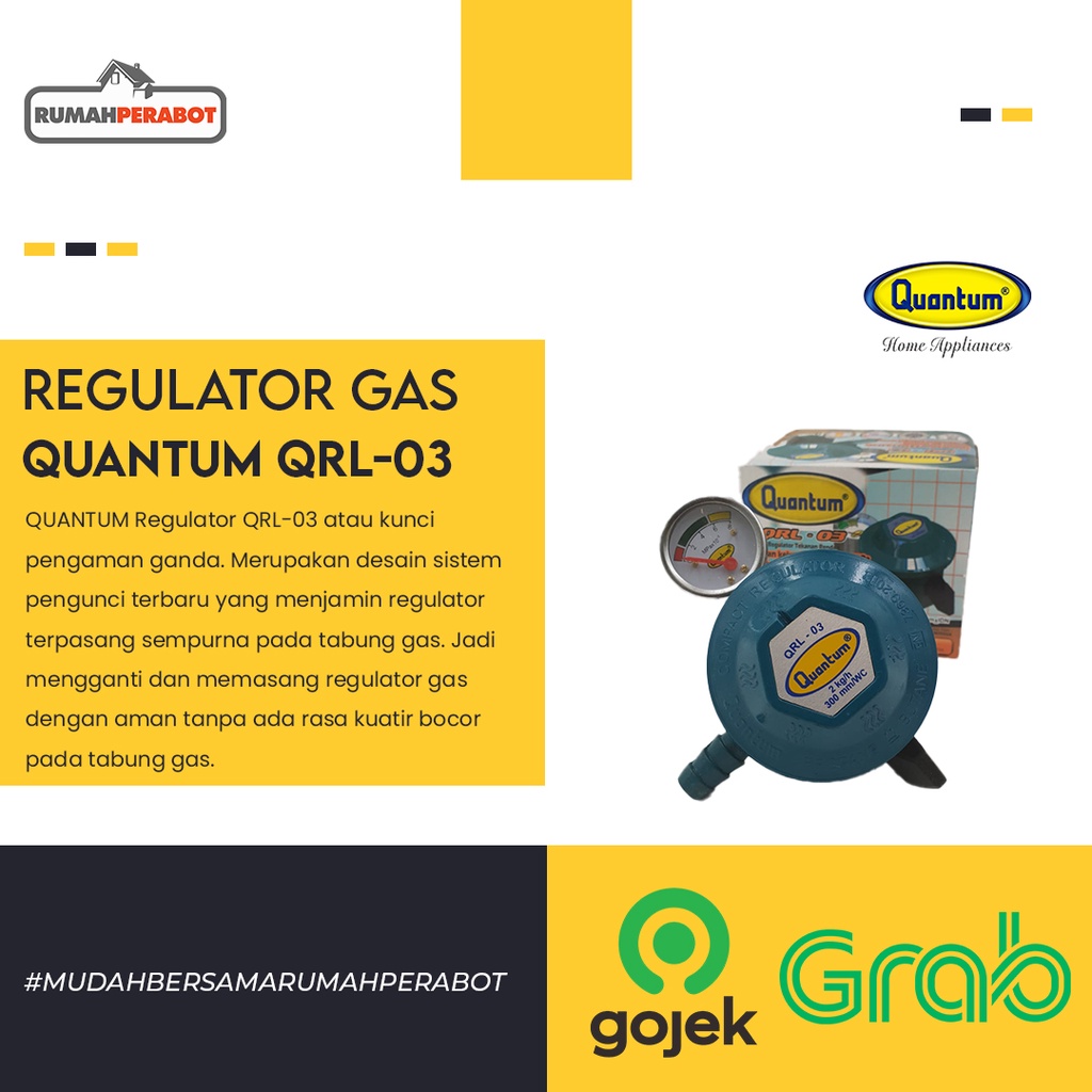 Jual Regulator Quantum QRL 03 / QRL03 Regulator Gas Quantum Shopee