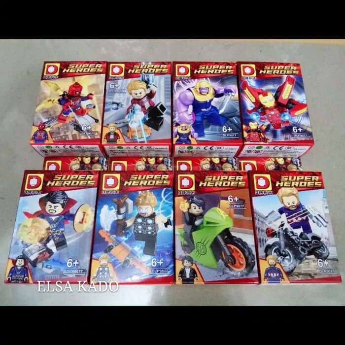 JK -  Mainan anak mini figure lego superhero marvel avengers civilwar