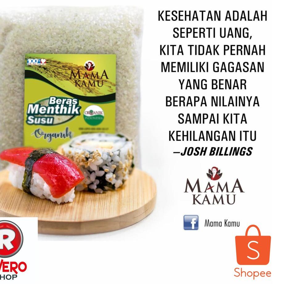 

New Beras Putih Menthik Susu Organik 1.000gr