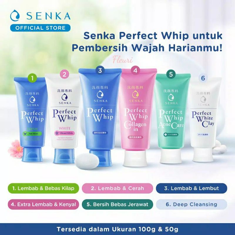 SENKA Perfect Whip Face Wash