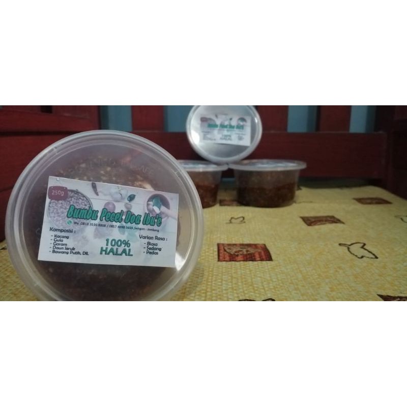 

bumbu pecel pedes manis original home Made rasa enak