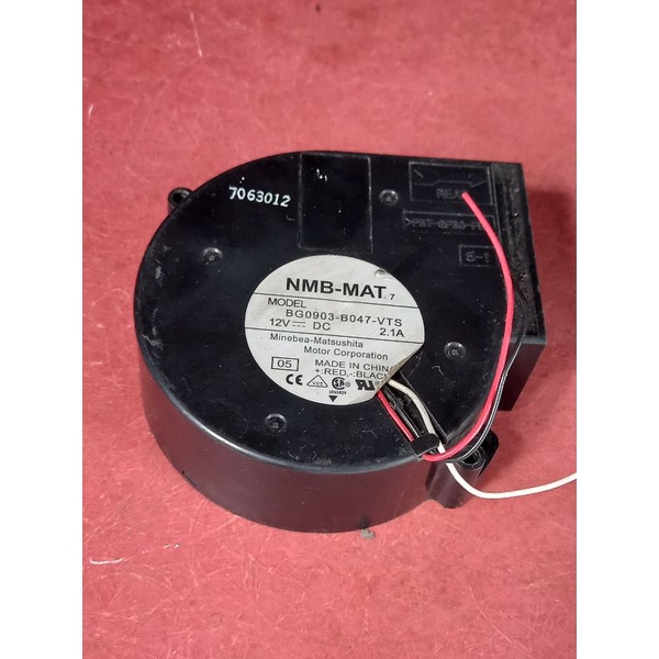 Fan Blower dc NMB BG0903-B047-VTS 12v 2,1A Diameter 9,5cm