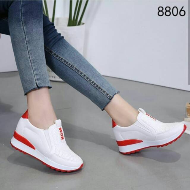 sepatu sneaker/sepatu slip on/sepatu wanita/Slip on sneaker MOK/sepatu import
