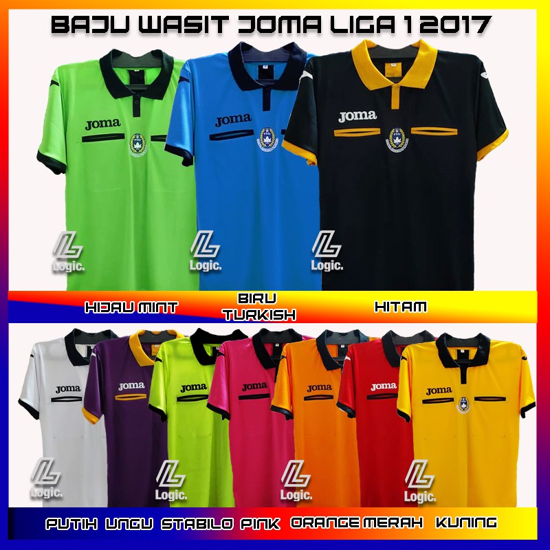 Baju wasit JOMA type Liga 1 ( 2017 )
