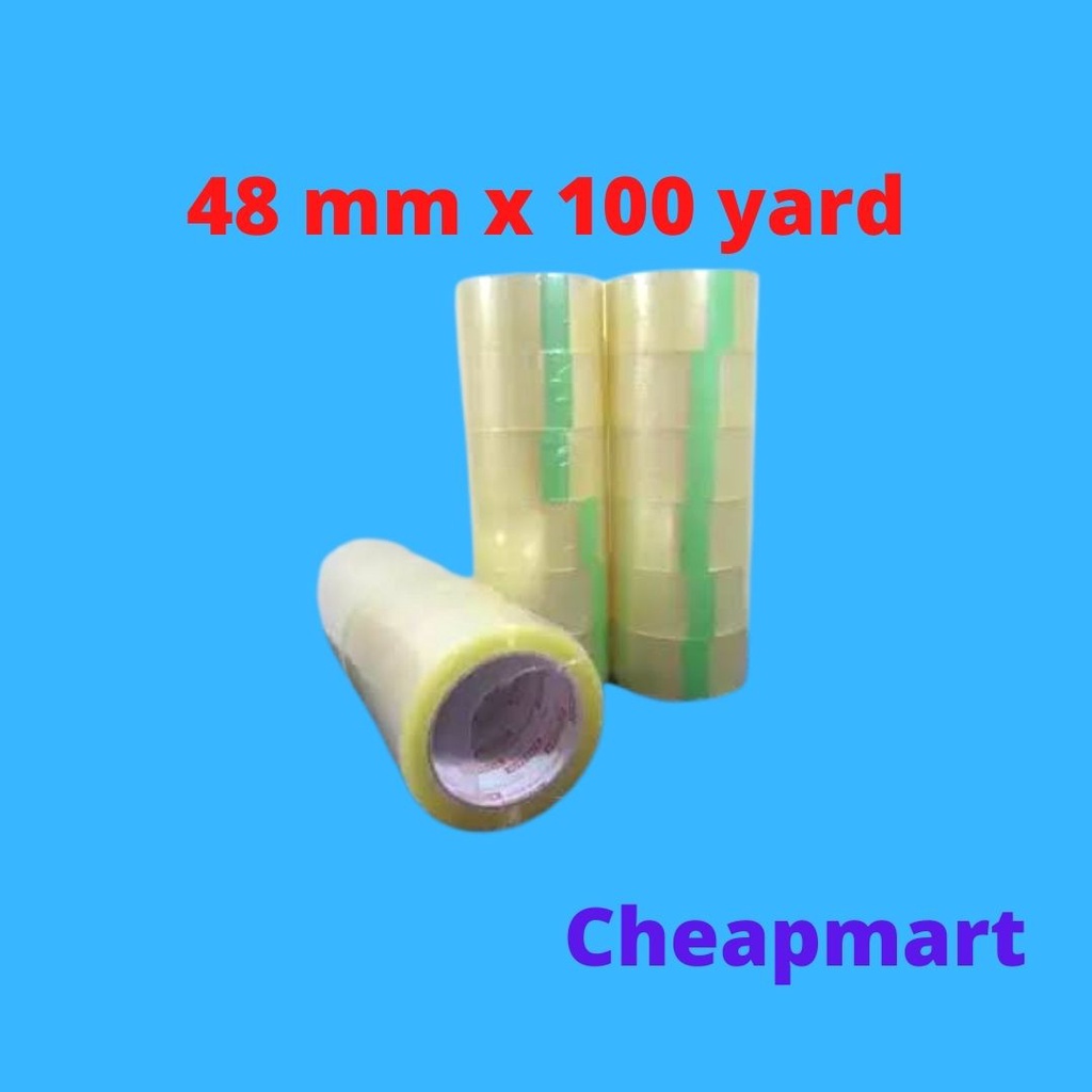 

Isolasi Lakban 48 m/m (100yard) Bening