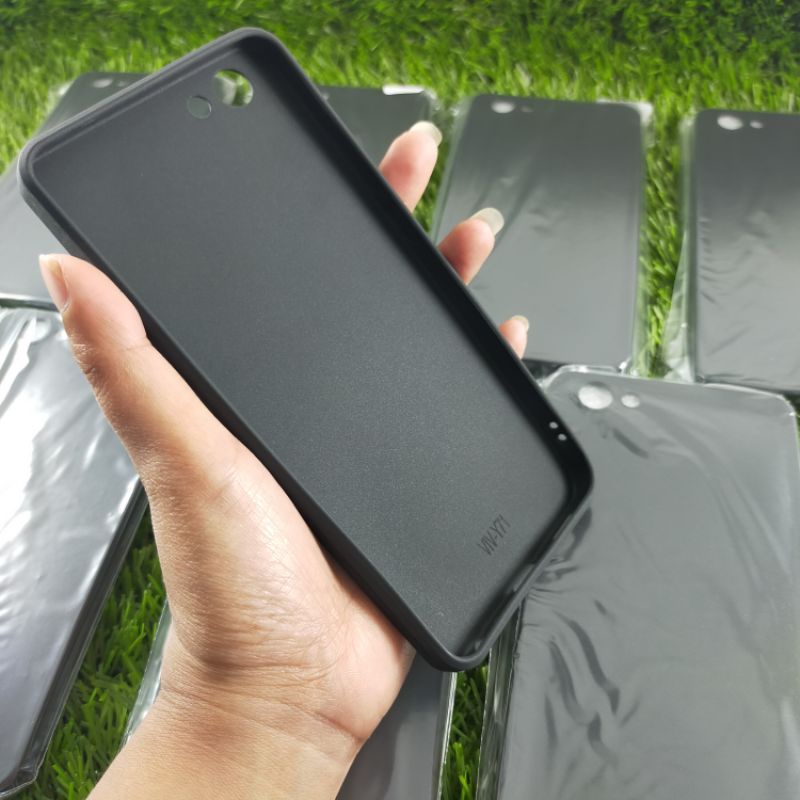 Case Blackmatte Vivo Y71 Casing Atau Kondom Softcase Blackmatte