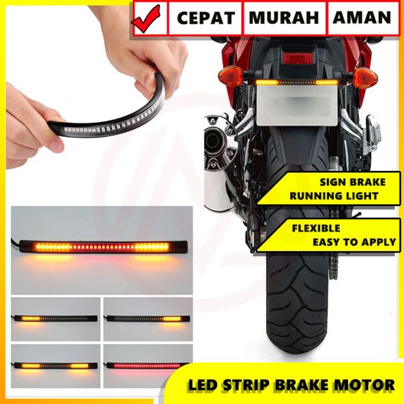 Lampu LED Brake Lamp Motor Lampu Plat Motor
