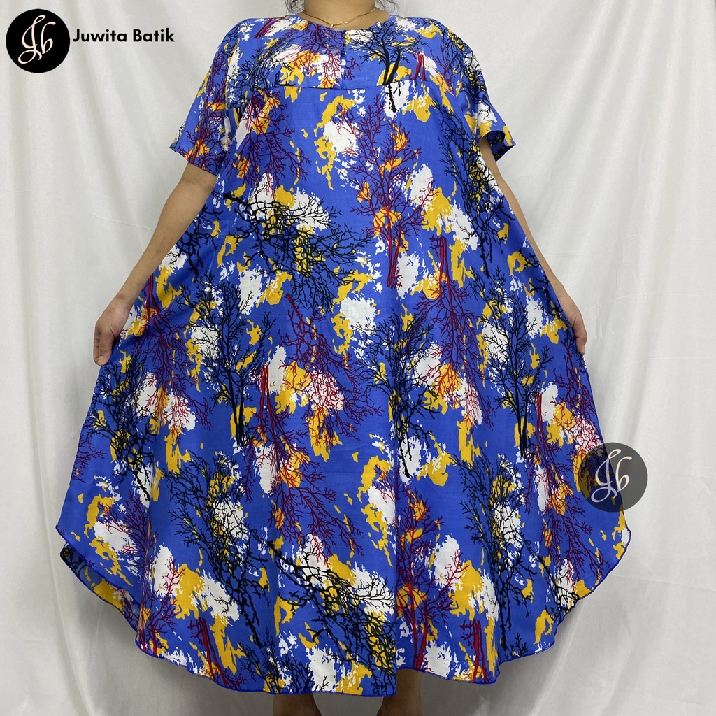 Juwita Batik - Daster Jumbo XXXL LD 130 - Daster Super Jumbo - Daster Payung Jumbo Murah Busui Kekinian Best Seller