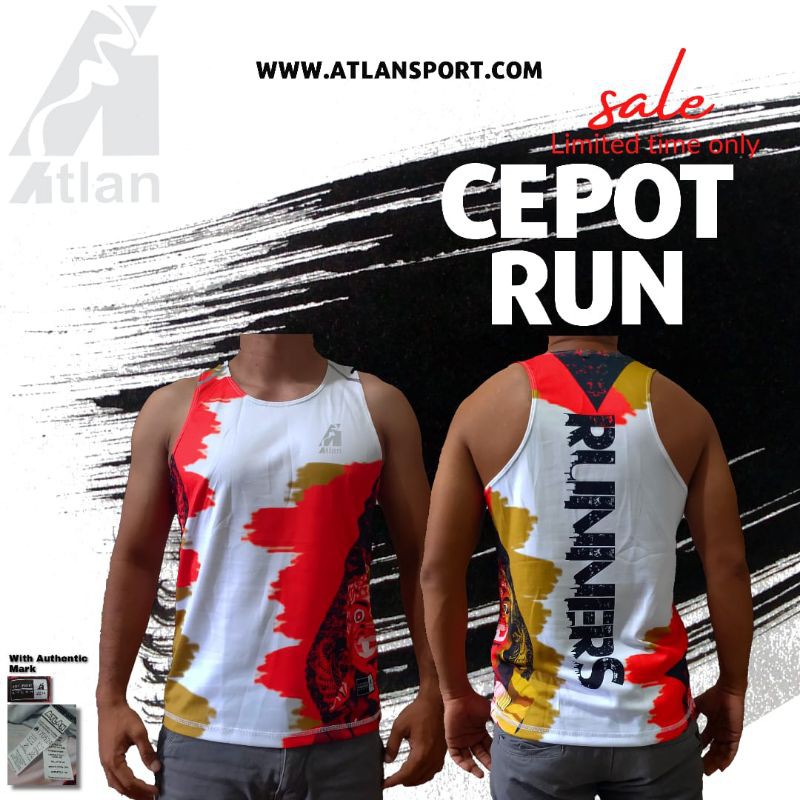 Singlet Lari Printing  Olahraga Running motif cepot By Atlan Sport