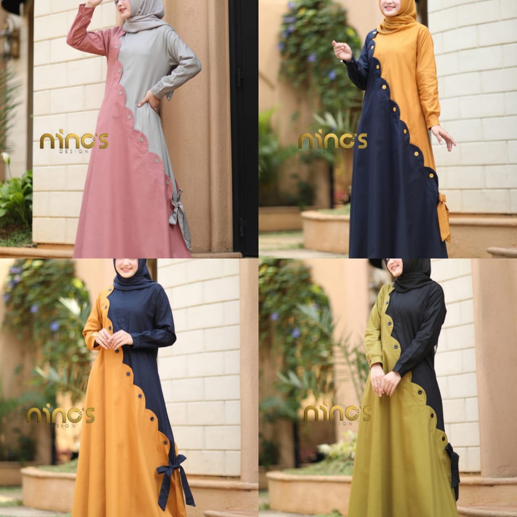 Nino's Dress 314 - 314 Dress Ninos - Dress Ninos - Dress Import - Dress Muslim - Ninos design