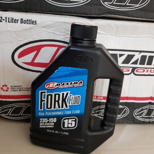 Oli Fork shock shockbreaker merk MAXIMA 5wt 10wt 15wt botol 1 liter - 5wt 