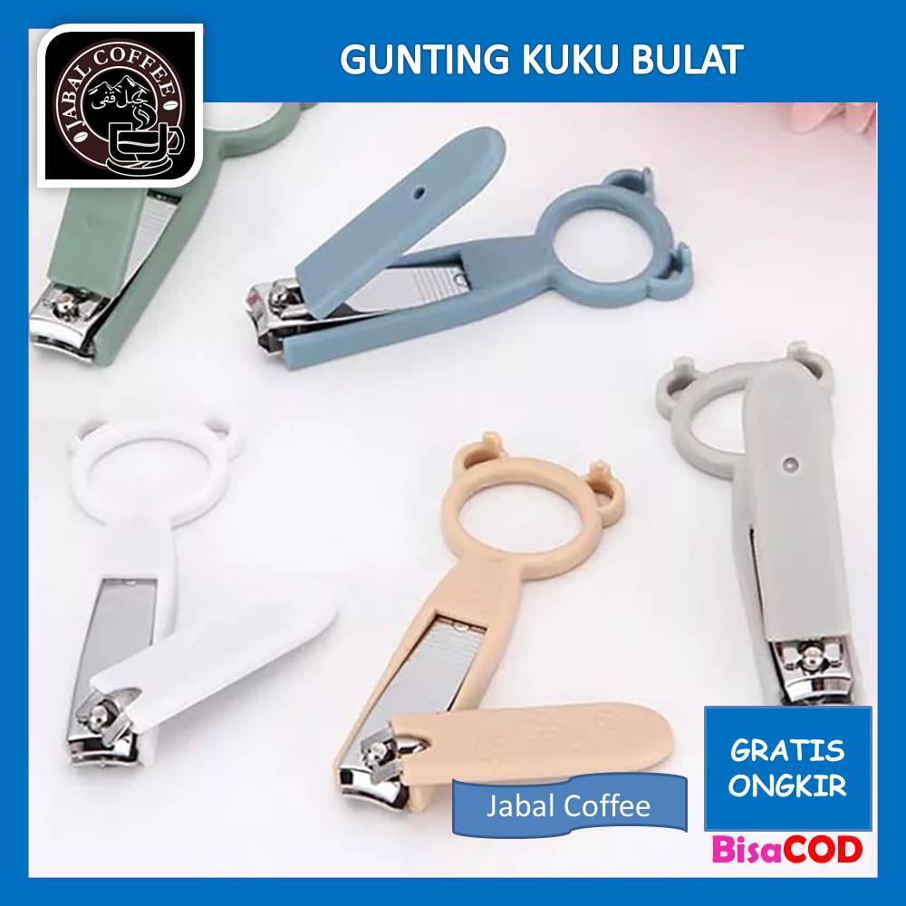 Pemotong Kuku Tangan Kaki / Gunting Kuku Bulat Gantungan