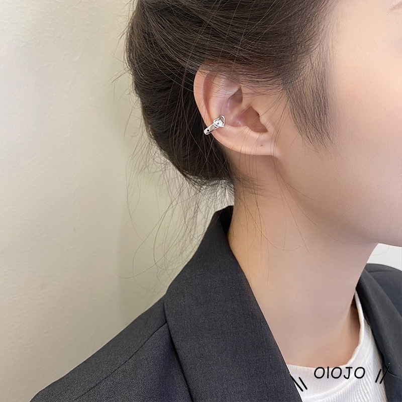 Klip telinga anting-anting cinta Korea Aksesoris Fashion - ol