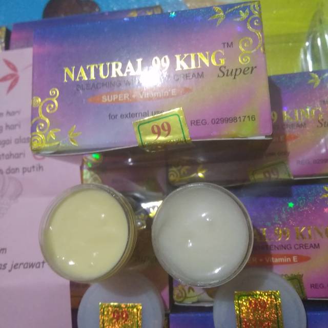 Cream Natural 99 Super Pelangi Pot Super Asli