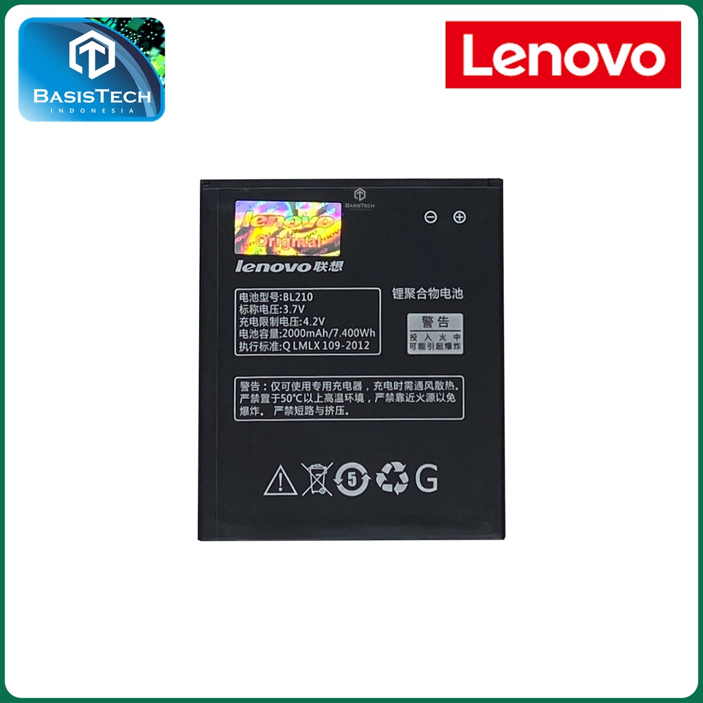 BATERAI LENOVO A536 S650 S820 S820T A766 A656 A658T - BL210 - ORI