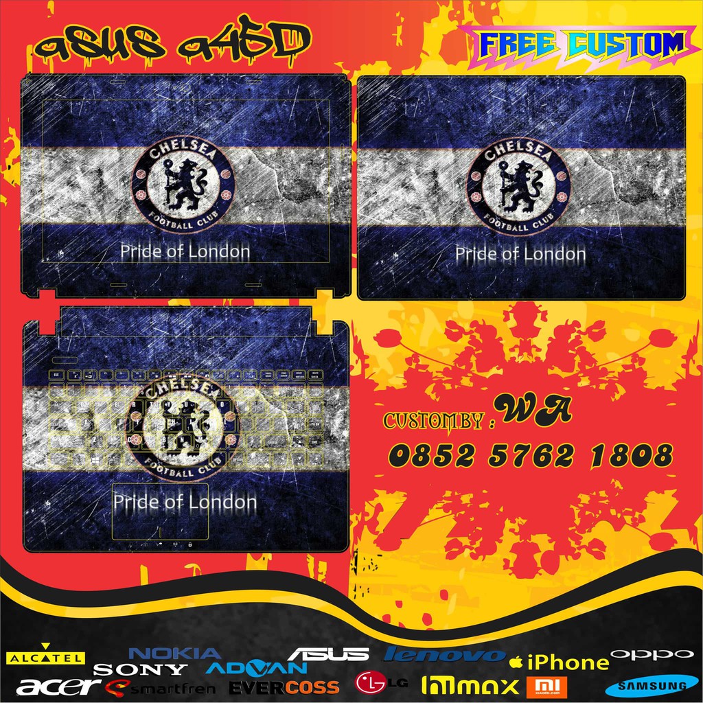 GARSKIN LAPTOP asus a45d FULL BODY 2