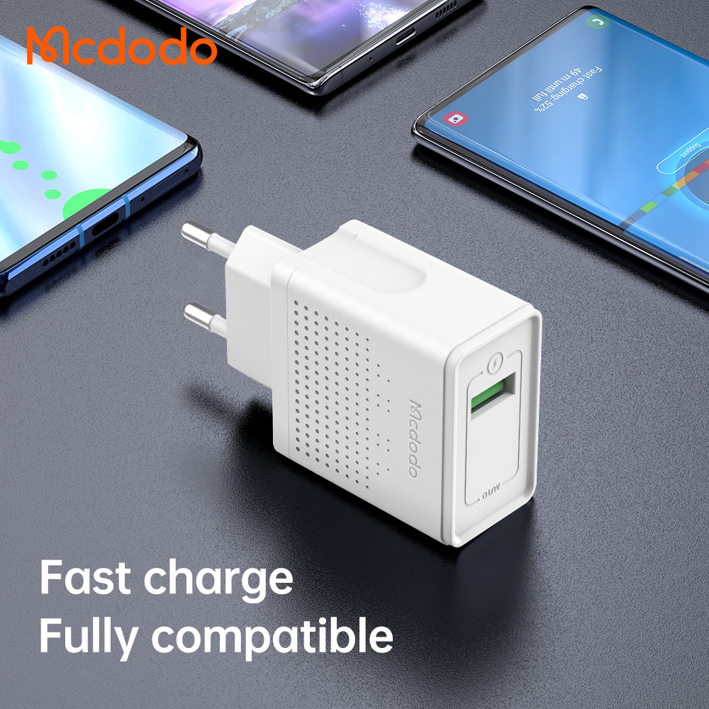 Mcdodo Charger Type C Fast Charging Samsung 18W QC 3.0 AFC Cable Set