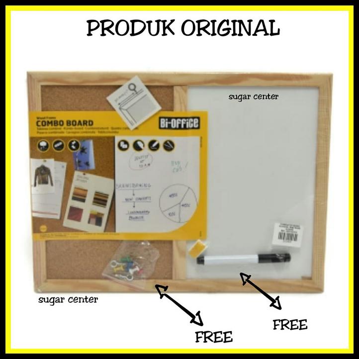 

Caramel | Papan Kombinasi Gabus Dan Whiteboard/Cork Board 40X30 Cm