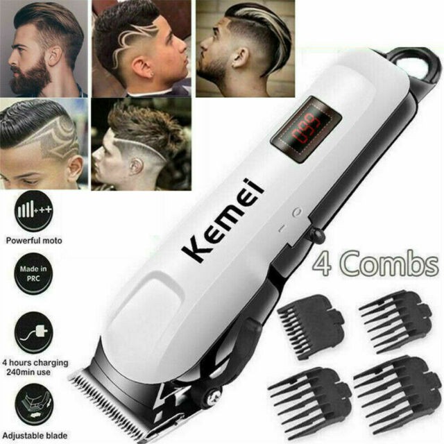 Mesin Cukur Rambut Kemei KM-809A Hair Clipper LCD Cordless