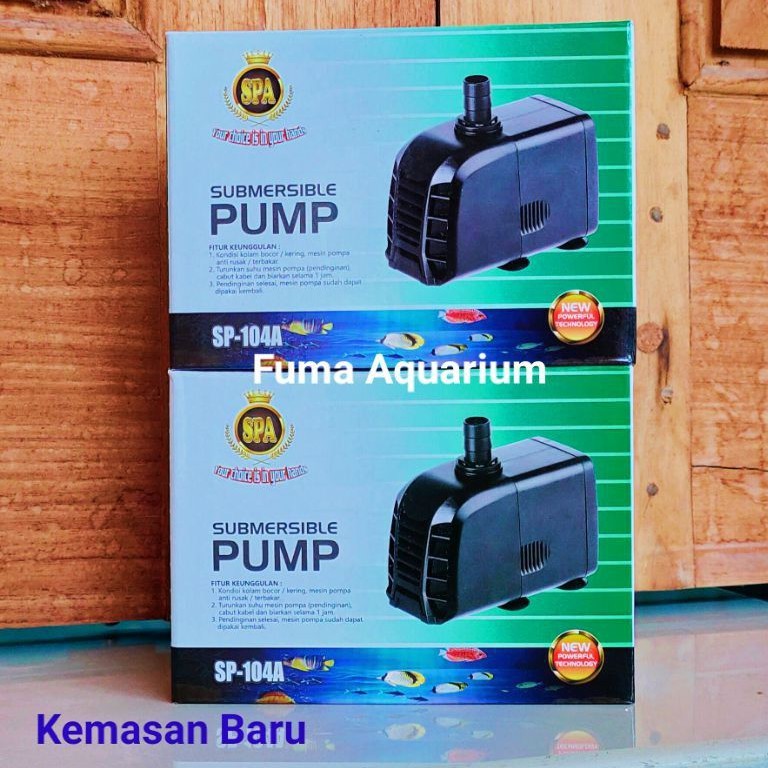 SAKKAI SPA SP-104A POMPA CELUP AQUARIUM KOLAM HIDROPONIK Waterfall Air Mancur Submersible Pump Power Head