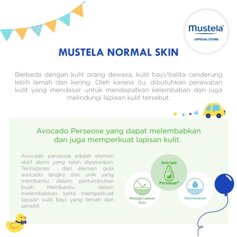 Mustela Bebe Gentle Cleansing Gel 500 ml/Sabun Mandi Bayi Mustela