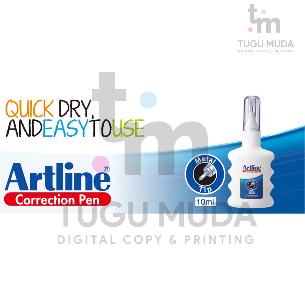 

ARTLINE Correction Pen Botol|Tip-Ex|ECR-B10 - 10ml