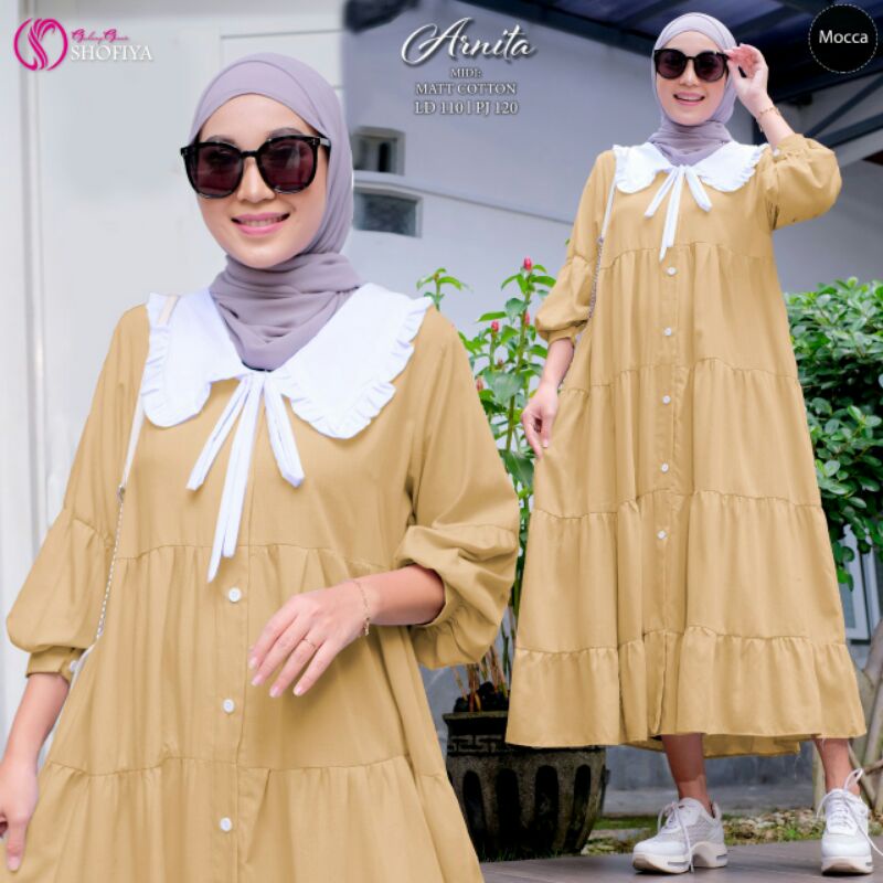 ARNITA Midi Dress Ori by Shofiya