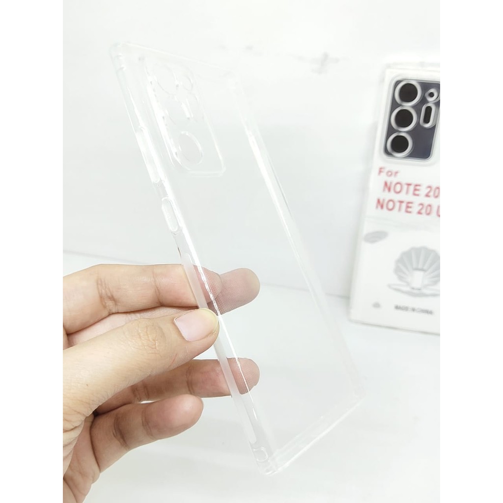 Soft Case Clear HD with Protector Camera Samsung Note 20 Ultra 6.9 inchi TPU Silicon Transparan