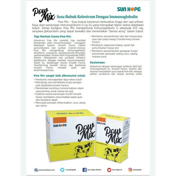 

Susu kolostrum P0w M1x S*nhope