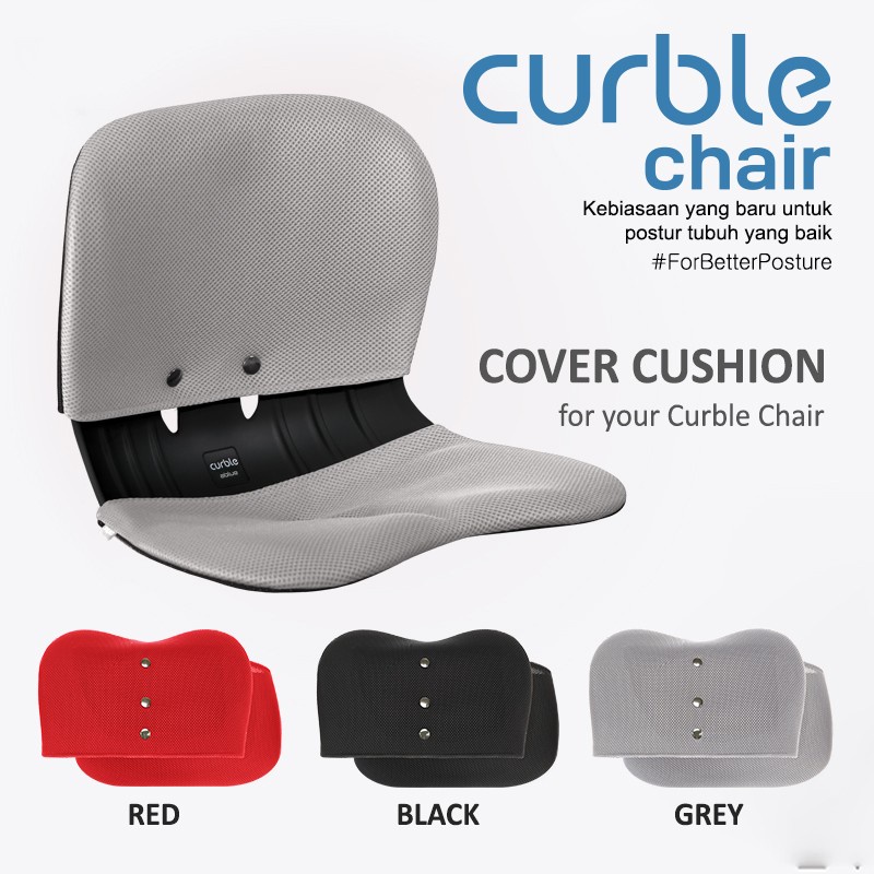 Curble Chair / Sandaran Kursi Penyangga Punggung (1 pcs) - MADE in KOREA , Nyonya Lampung
