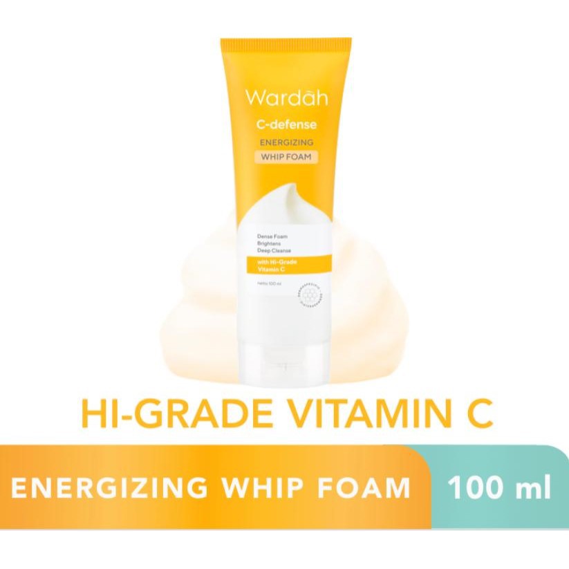 Wardah C-Defense Energizing Whip Foam with Vitamin C 100ml