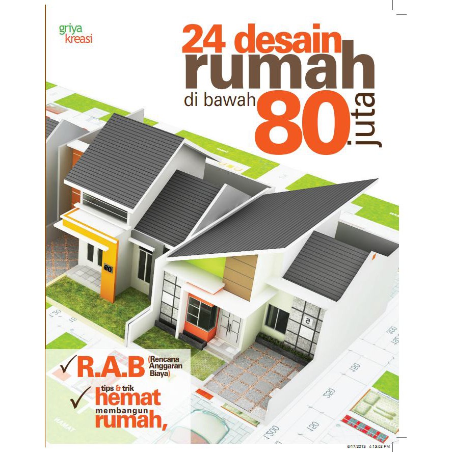 BUKU SIAP KIRIM 24 DESAIN RUMAH DIBAWAH 80 JUTA DMAXIMUS Arc