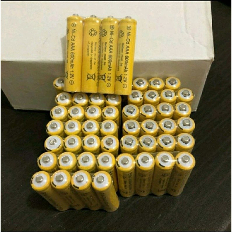 Baterai AAA Bisa Cas Ulang -Baterai Capasitas 600 mAh 1.2V-Batrei AAA Baterai kecil