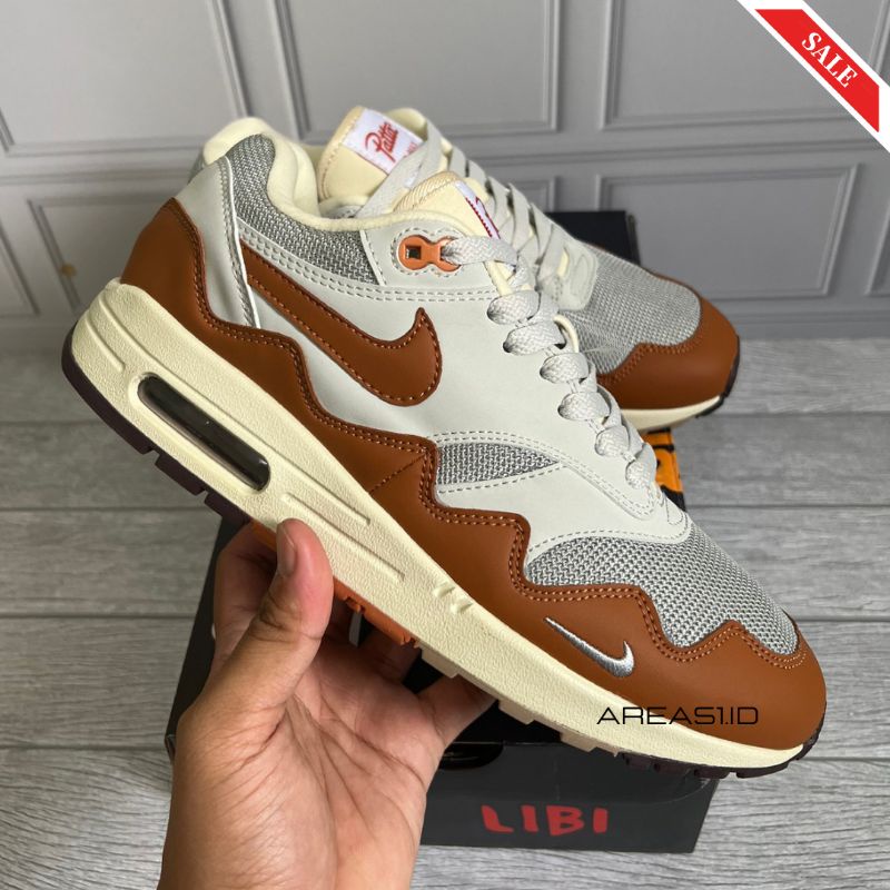 Sale Nike Air Max 1 X Patta Waves Monarch Original BNIB