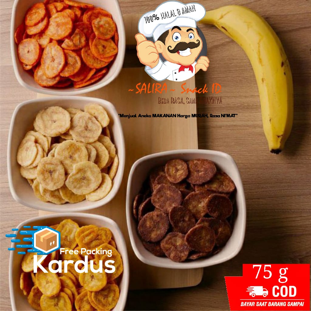 

KERIPIK PISANG KOIN COKLAT 75g MANISNYA KHAS LAMPUNG BISA COD / TERLARIS TEMAN NGEMIL | makanan ringan jajanan jadul camilan termurah jajanan murah cemilan sehat snack kiloan