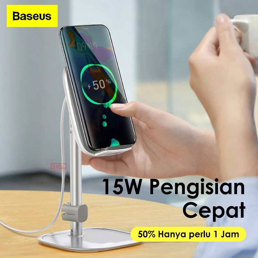 Wireless Charger Baseus Telescopic Phone Holder Bracket Fast Charging