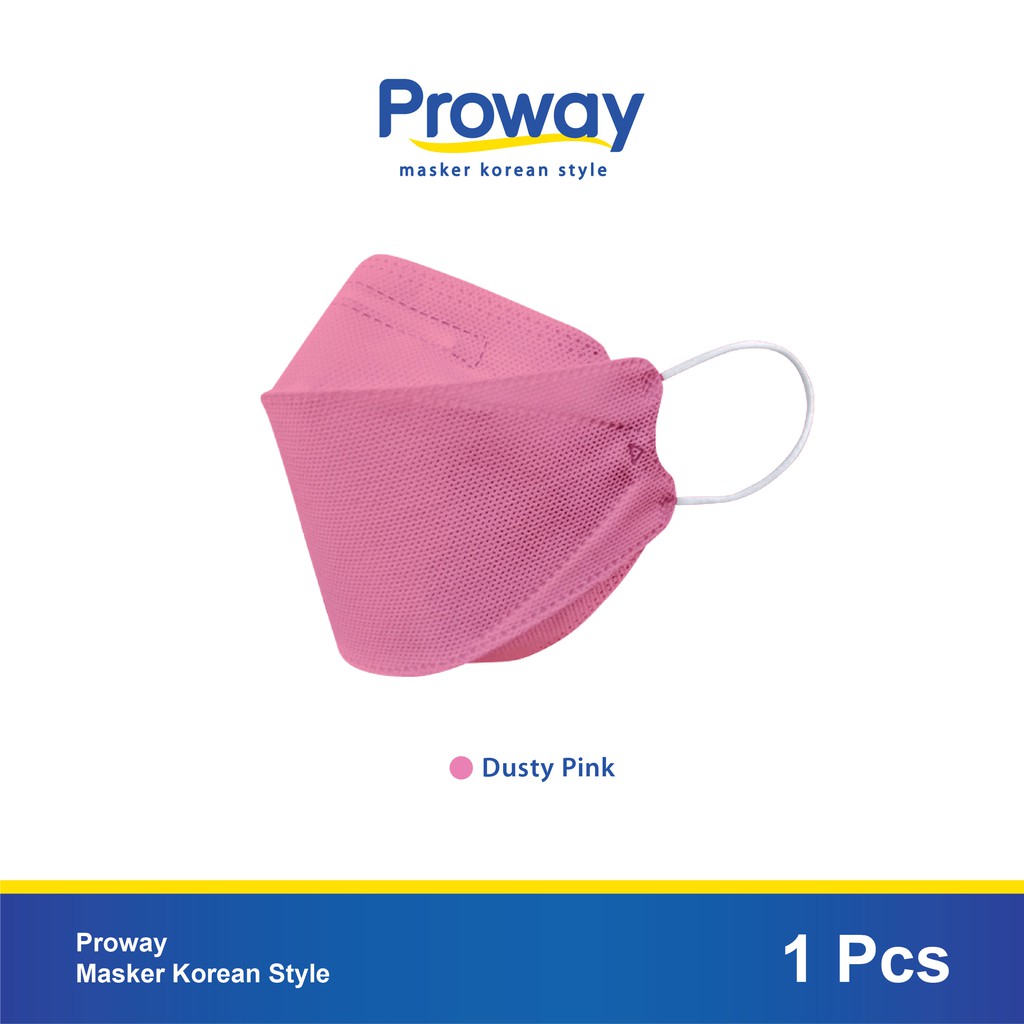 PROWAY Masker Korea KF94 (dusty pink) - 1pcs