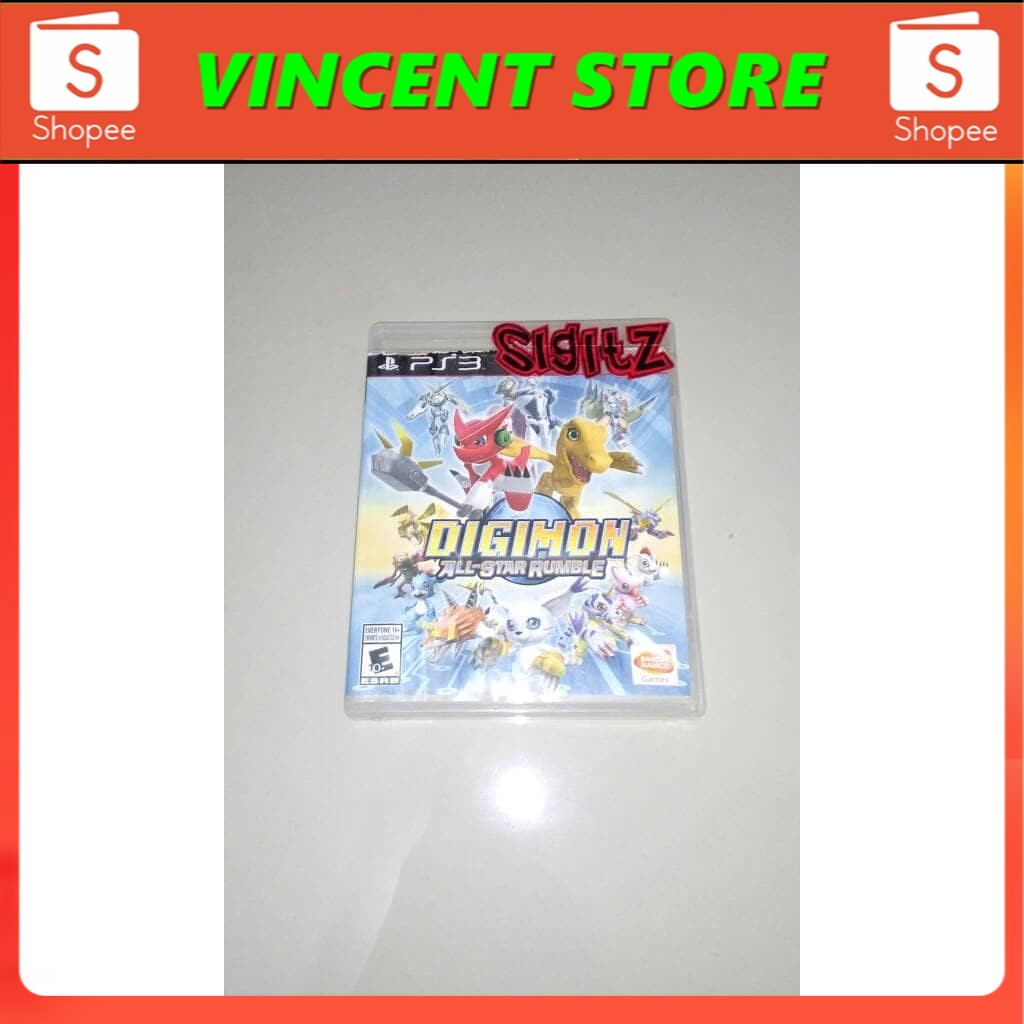 PRODUK ORIGINAL bd ps3 kaset game DIGIMON all star rumble