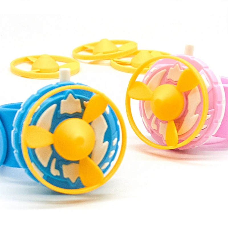 Mary Mainan Jam Tangan Gyroscope Ring Flying Saucer Untuk Outdoor