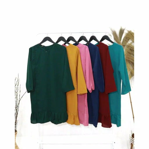 Benang Raja Blouse Wanita Tunik Wolfis Premium