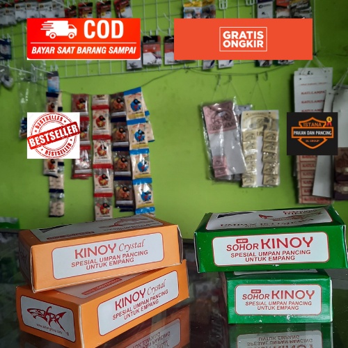 UMPAN KINOY KOTAK SUPER ISTIMEWA /DUS KUNING / DUS HIJAU / ASLI SOHOR