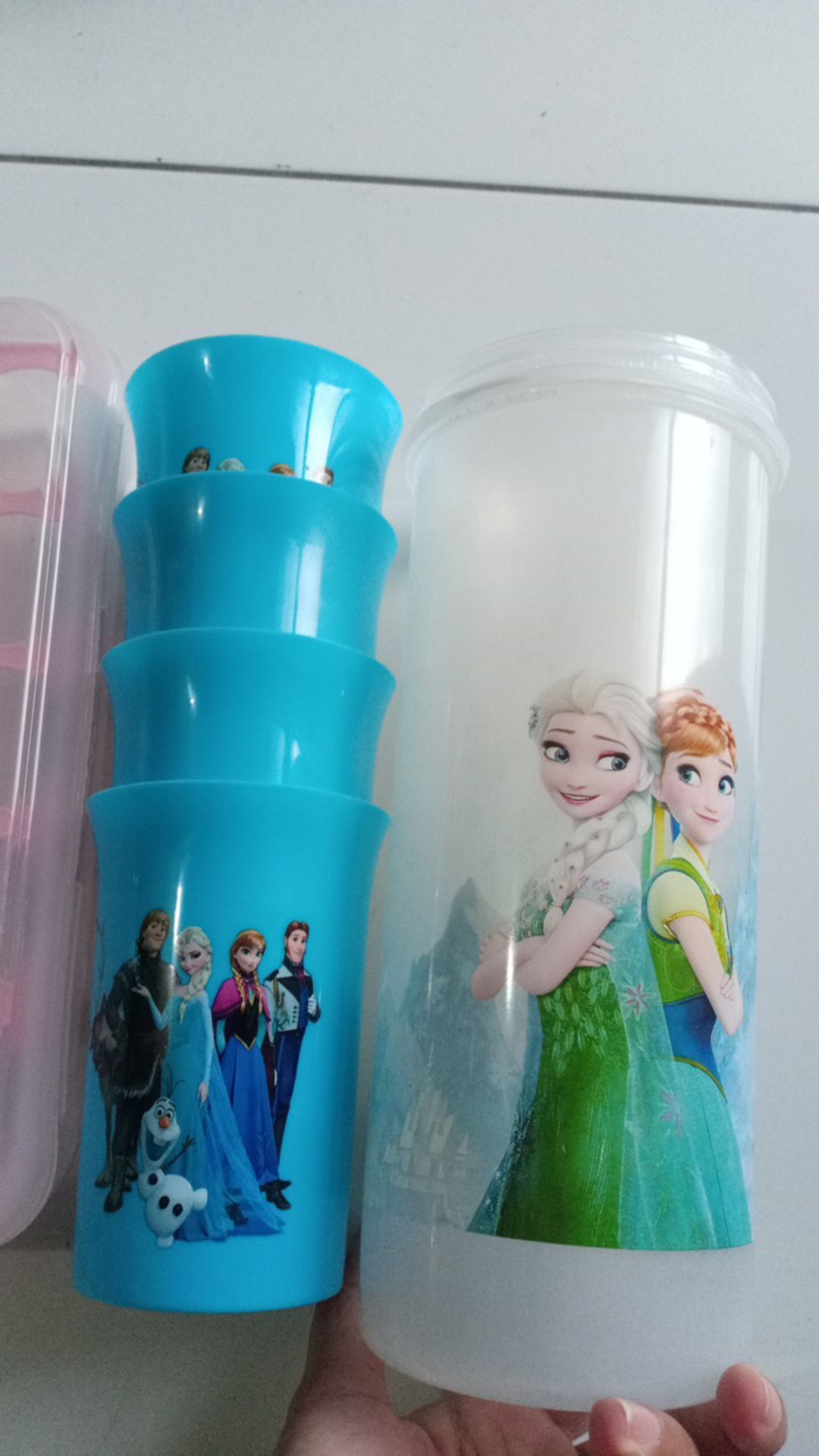 Teko Set Plastik 5 In 1 Karakter