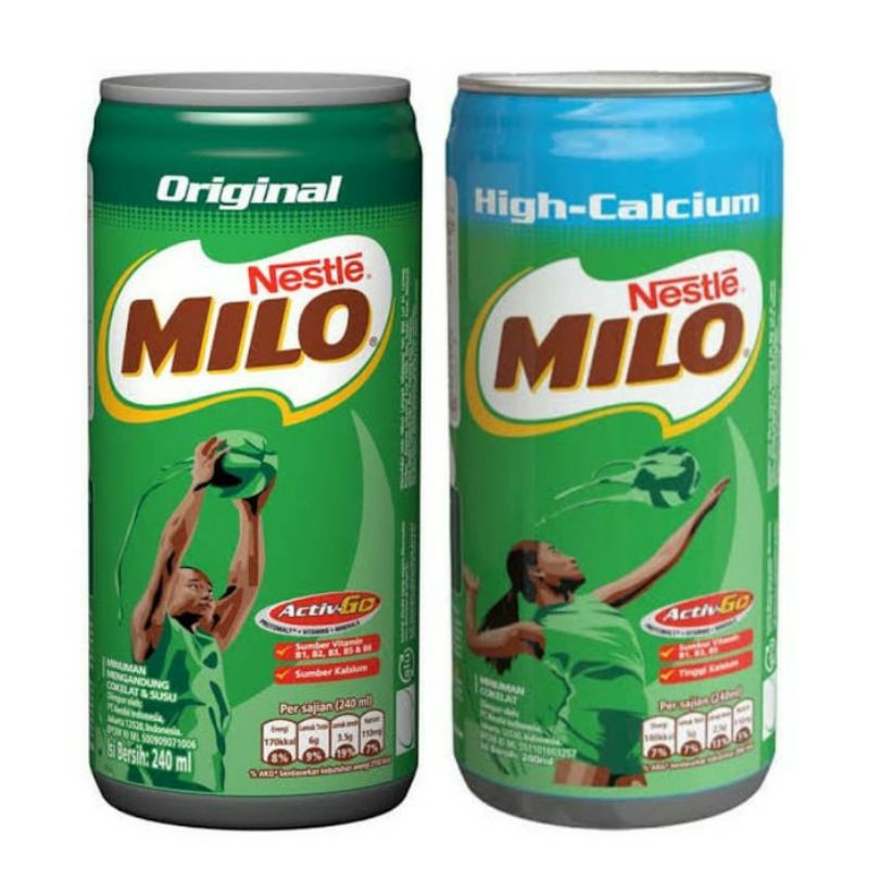 

milo rtd original n high calcium 240ml