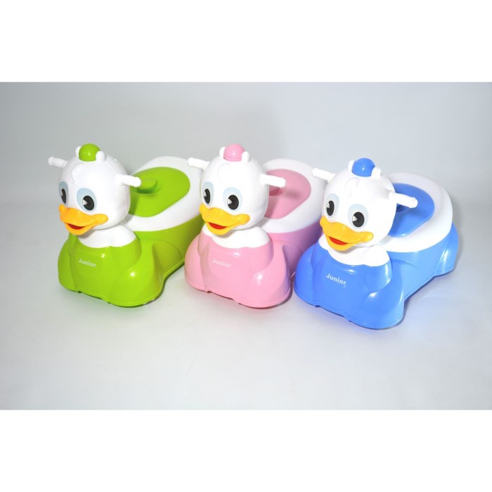 Qc Baby Potty Duck Training Potty Anak Toilet Pispot - Hijau