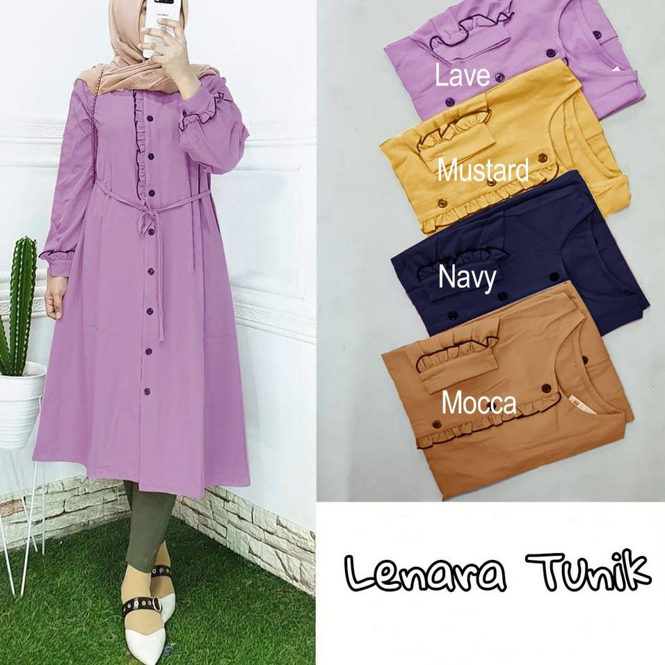 SIT.02Jn22ᴷ– LENARA TUNIK / TUNIK WANITA/KEKINIAN/L/XXL///TUNIK VIRAL/JUMBO